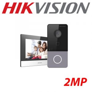2MP HIKVISION VIDEO DOORBELL INTERCOME VILLA DOOR STATION BUNDLE DS-KIS603-P (B)